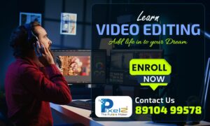 You can turn your passion for video editing into your career with the video editing course at PixelZ Education.